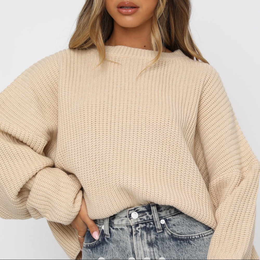 White Fox “Crash into You” Sweater